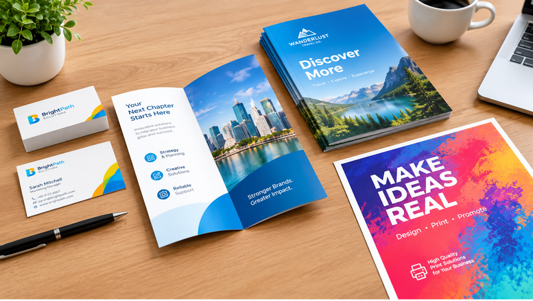 Custom digital printing Singapore, business cards, brochures and booklets